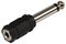 756.927UK - 3.5mm Mono Jack Socket to 6.3mm Mono Jack Plug Adaptor