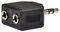 759.307UK - 3.5mm Stereo Jack Plug to 2x 3.5mm Stereo Jack Sockets, Headphone Splitter