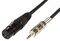 S3J-XF051 - 3.5mm Stereo Jack Plug to 3 Pin XLR Socket, 0.5m