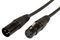 XF-XM300BK - 3 Pin XLR Plug to 3 Pin XLR Microphone Lead, Black, 3m