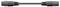 XF-XM050BK - 3 Pin XLR Male to Female Patch Lead, 0.5m Black