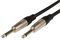 M6J-J300 - 6.3mm Mono Jack Plug to 6.3mm Mono Jack Plug Guitar Lead, 3m