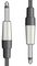 M6J-J300 - 6.3mm Mono Jack Plug to 6.3mm Mono Jack Plug Guitar Lead, 3m