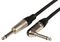 M6J-90J600 - 6.3mm Right Angle Mono Jack Plug to 6.3mm Mono Jack Plug Lead, 6m