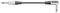 M6J-90J600 - 6.3mm Right Angle Mono Jack Plug to 6.3mm Mono Jack Plug Lead, 6m