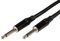 SPJ-J600 - 6.3mm Mono Jack Plug to 6.3mm Mono Jack Classic Speaker Lead, 6m