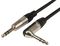S6J-90J600 - 6.3mm Right Angle Stereo Jack Plug to 6.3mm Stereo Jack Plug Lead, 6m