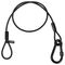 CLAM84 - 750mm Stainless Steel Safety Wire, 50kg, Black