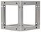 TRUS085S - Quad Steel Deco Truss, Box Corner, Silver