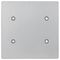 TRUS086S - Quad Steel Deco Truss, 300mm x 300mm Base Plate, Silver