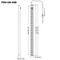 PDU-UK-20B - 20 Way Vertical Rack Power Distribution Unit / PDU - Uk