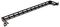 RCM-05U-L80 - 19” 0.5U Cable Rack Tie L-Mount Bar, 80mm Depth