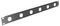 RPX-1U-6D - 19” 1U Rack Panel with 6x D Type XLR Panel Connector Holes