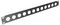 RPX-1U-12D - 19” 1U Rack Panel with 12x D Type XLR Panel Connector Holes
