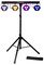 STAGEBAR-II - 2-in-1 Light Stand RGB LED Projector Set with Remote Footswitch