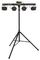 FLORIDABAR-II - 4-in-1 Light Stand RGB LED and FX Projectors Set with IR Remote