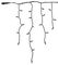 41820 - LED Rubber Icicle FX Lights, Warm White, Black, 5m