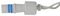 41821 - LED Rubber Icicle FX Lights, Warm White, White, 5m