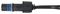 41810 - LED Rubber Icicle Lights, Warm White, Black, 5m