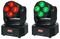 FUSION 40 PACK - 2x 9W Quad Colour RGBW Ultra Compact LED Moving Head Lights