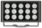 SPECTRA FLOOD Q15 HEX PRO - 15x 10W Six Colour LEDs RGBWAUV LEDs Flood  Exterior Fixture