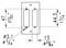 20515 20 - 2U Front Panel Punched for 2x D Sub 25 Pin - 1 Module Wide