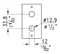 20522 20 - 2U Front Panel Punched for 2x BNC Socket - 1 Module Wide