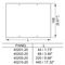 40202 20 - 4U Blanking Front Panel - 2 Module Wide