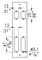 40514 20 - 4U Front Panel Punched for 2x D Sub 9 & 2x D Sub 25 - 1 Module Wide
