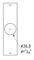 40525 20 - 4U Front Panel Punched for PG29 Cable Gland - 1 Module Wide