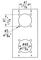 40702 20 - 4U Front Panel Punched for 2x Socapex - 1 Module Wide