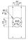 40720 20 - 4U Front Panel Punched for CEE 200V/16A - 2 Module Wide
