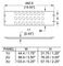 R1269/2UK/16 - 19" 16 Hole Rack Panel Punched for D-Series Connectors - 2U