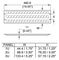 R1269/2UK/32 - 19" 32 Hole Rack Panel Punched for D-Series Connectors - 2U