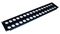R1269/2UK/32 - 19" 32 Hole Rack Panel Punched for D-Series Connectors - 2U