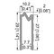 E2395/2000 - 2m Hybrid Extrusions Aluminium Angle Edging Profile 7.7mm