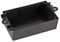 400-011 - Black ABS Potting Box with Lid and Mounting Lugs - 65x38x22mm