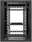 CAB-W12U-EL450 - 12U 19" Black EcoNetCab Steel Wall Mount Rack Enclosure - 600x550x450mm