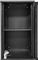 CAB-W21U-EL550 - 21U 19" Black EcoNetCab Steel Wall Mount Rack Enclosure - 1020x550x550mm