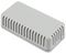 1551V2GY - IP30 Miniature Vented Enclosure, Light Grey, 80x40x20mm