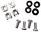 CAGENUT4 - Cage Nuts, M6, Zinc Plated, Pack of 4