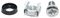 CAGENUT4 - Cage Nuts, M6, Zinc Plated, Pack of 4
