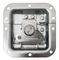 L908/915Z - Medium Butterfly Latch in Plain Dish with Padlock Bracket 13mm PennBrite