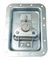 L935/537PD - Large Butterfly Latch in Offset Dish with Padlock Hasp 27mm 18Ga Steel PennBrite