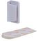 61345 - White Adhesive Wire Clips - 27mm x 16mm, 4 Pack
