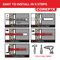 CFX004 - Connect 100 Heavy Duty Dot & Dab Dryline Wall Fixing Kit, 4 Pack