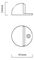 4740.SS - Domed Floor Mounted Door Stop