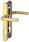 3626535 - Birmingham Long Fixing Aluminium Lever UPVC Double Glazed Door Handles, 44mm Door Thickness, F3 Gold