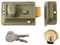B-77-ENB-PB-60 - Traditional Night Latch Lock, Brass - 60mm Backset