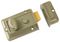 B-77-ENB-PB-60 - Traditional Night Latch Lock, Brass - 60mm Backset
